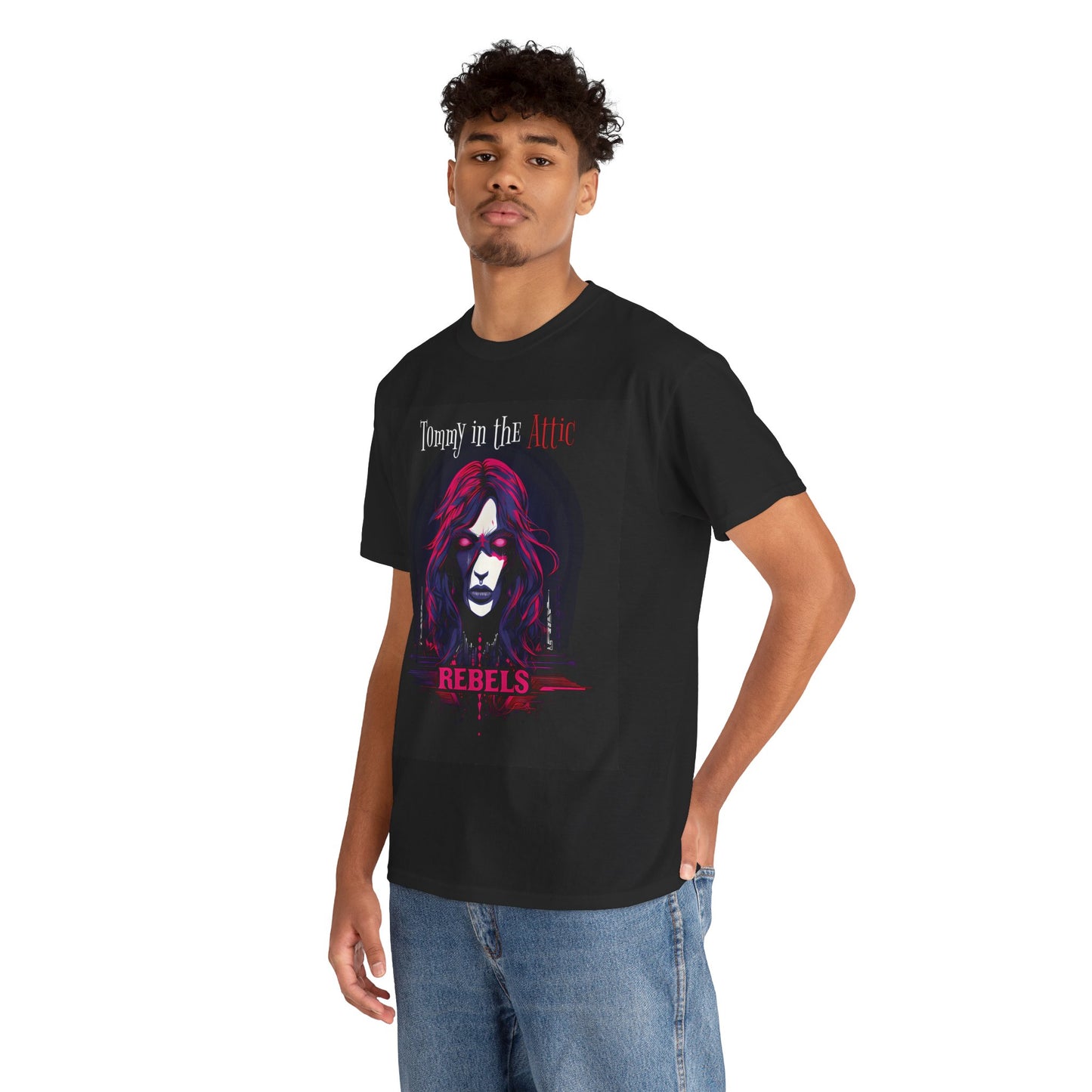 Rebels Logo (USA) Unisex Heavy Cotton Tee