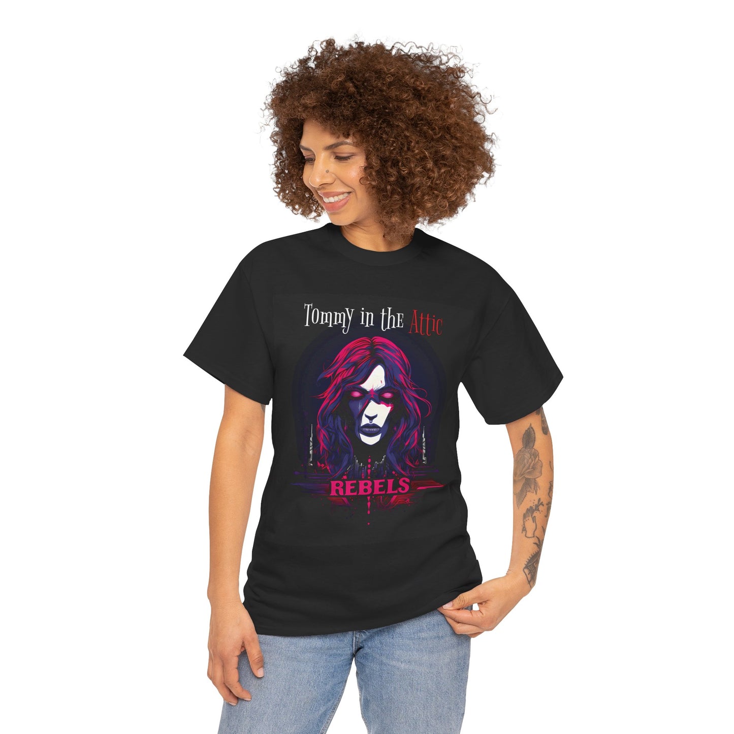 Rebels Logo (USA) Unisex Heavy Cotton Tee