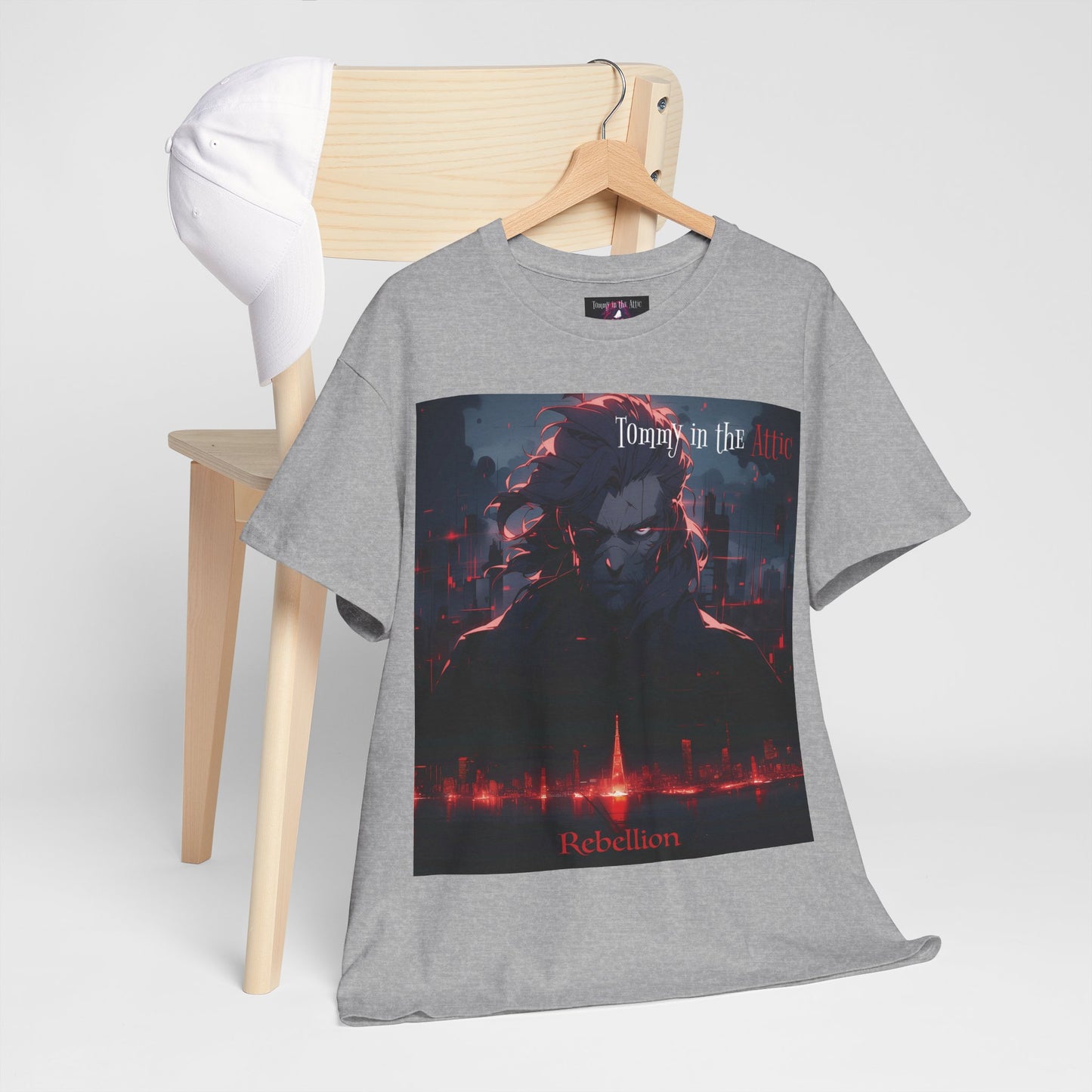 EV antenna (USA) Unisex Heavy Cotton Tee