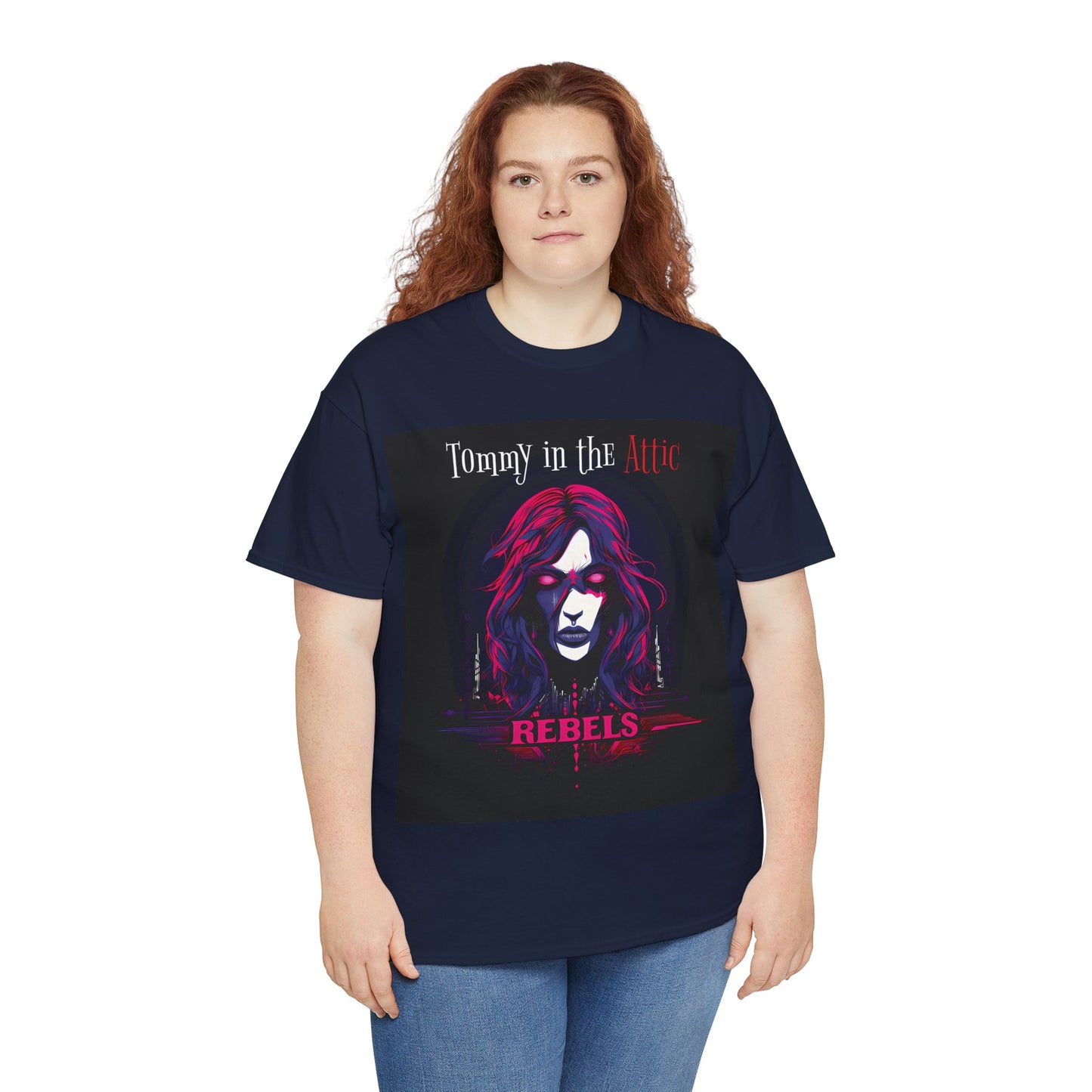 Rebels Logo (USA) Unisex Heavy Cotton Tee