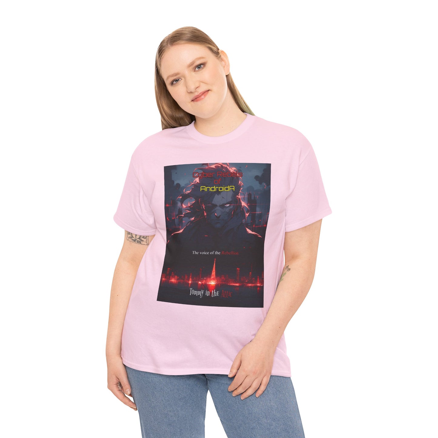 Cyber Rebels of AndroidA EV (Canada) Unisex Heavy Cotton Tee