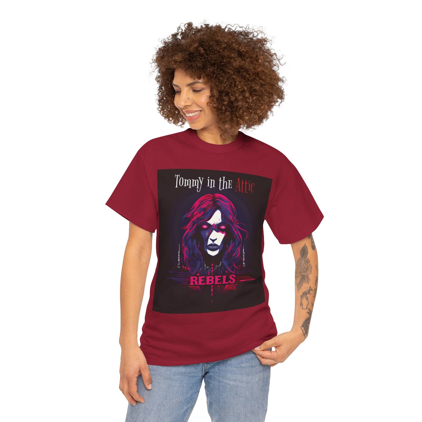 Rebels Logo (USA) Unisex Heavy Cotton Tee