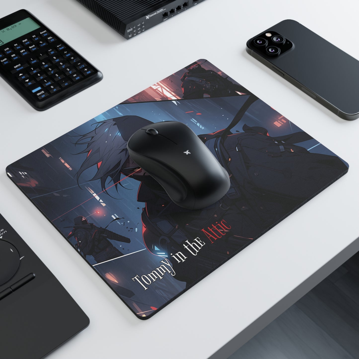 Thin Man Mask Rectangular Mouse Pad