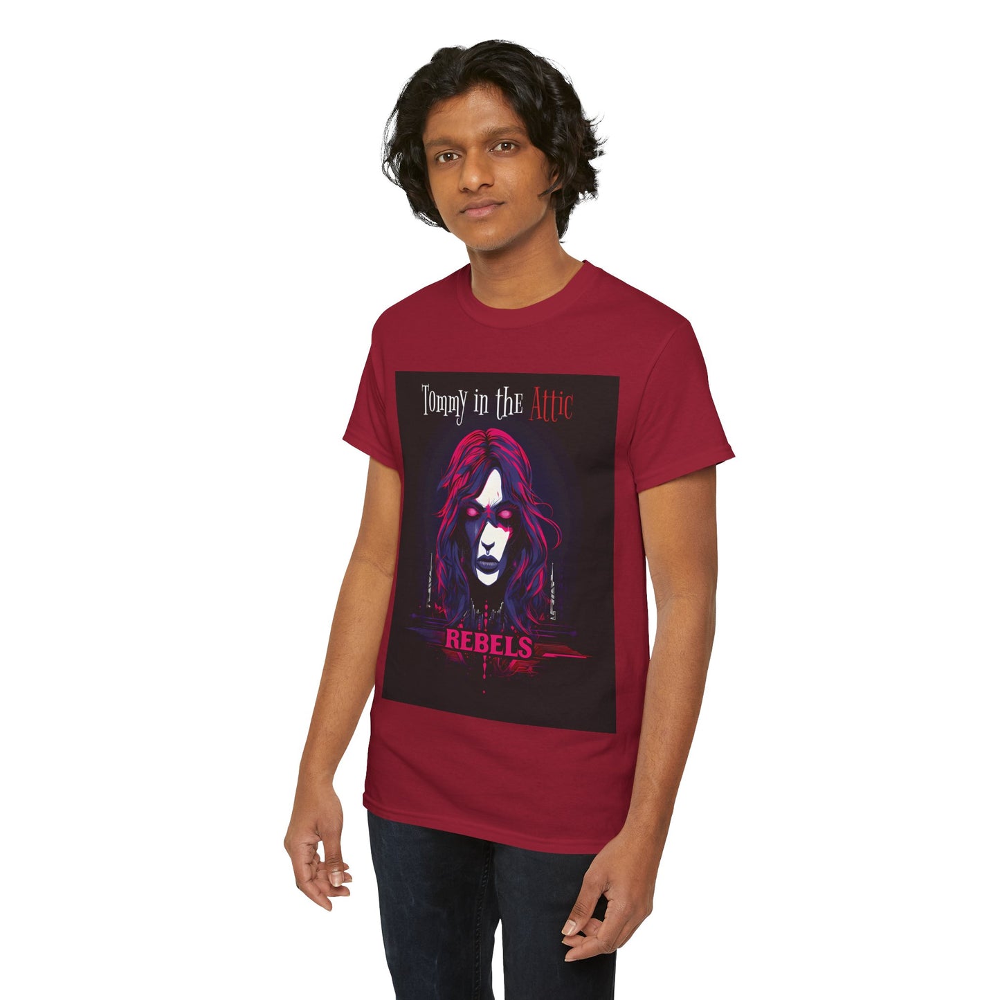 Rebels Logo (USA) Unisex Heavy Cotton Tee