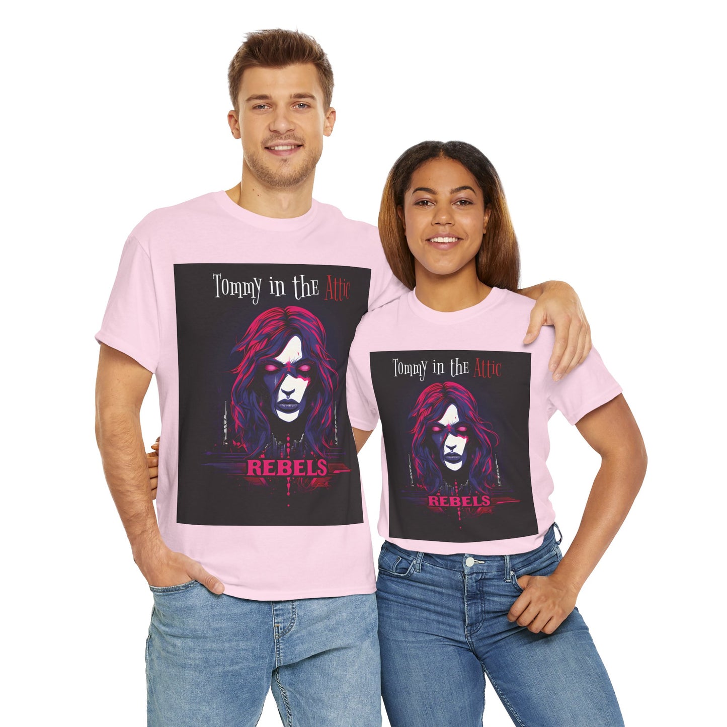 Rebels Logo (USA) Unisex Heavy Cotton Tee