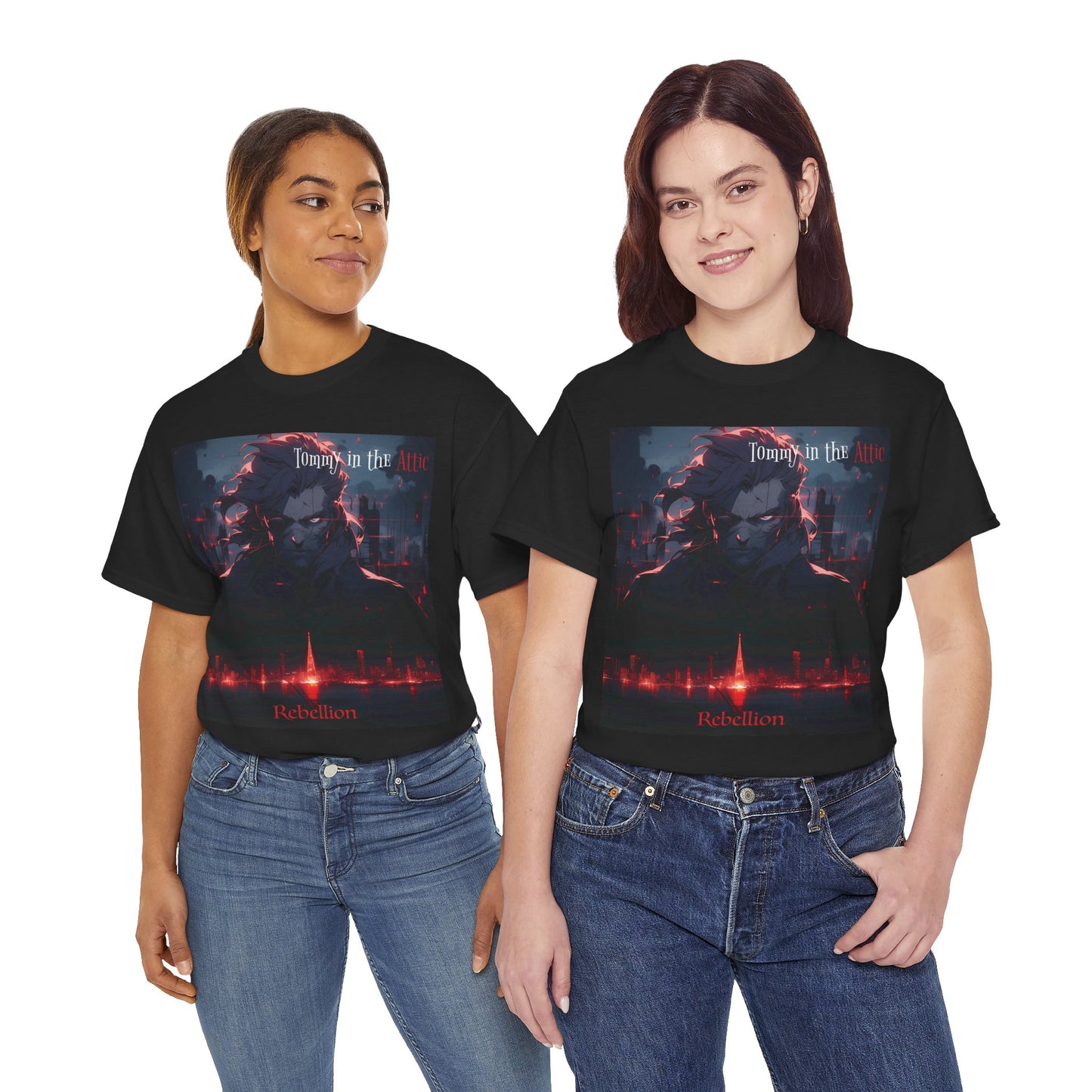 EV antenna (USA) Unisex Heavy Cotton Tee