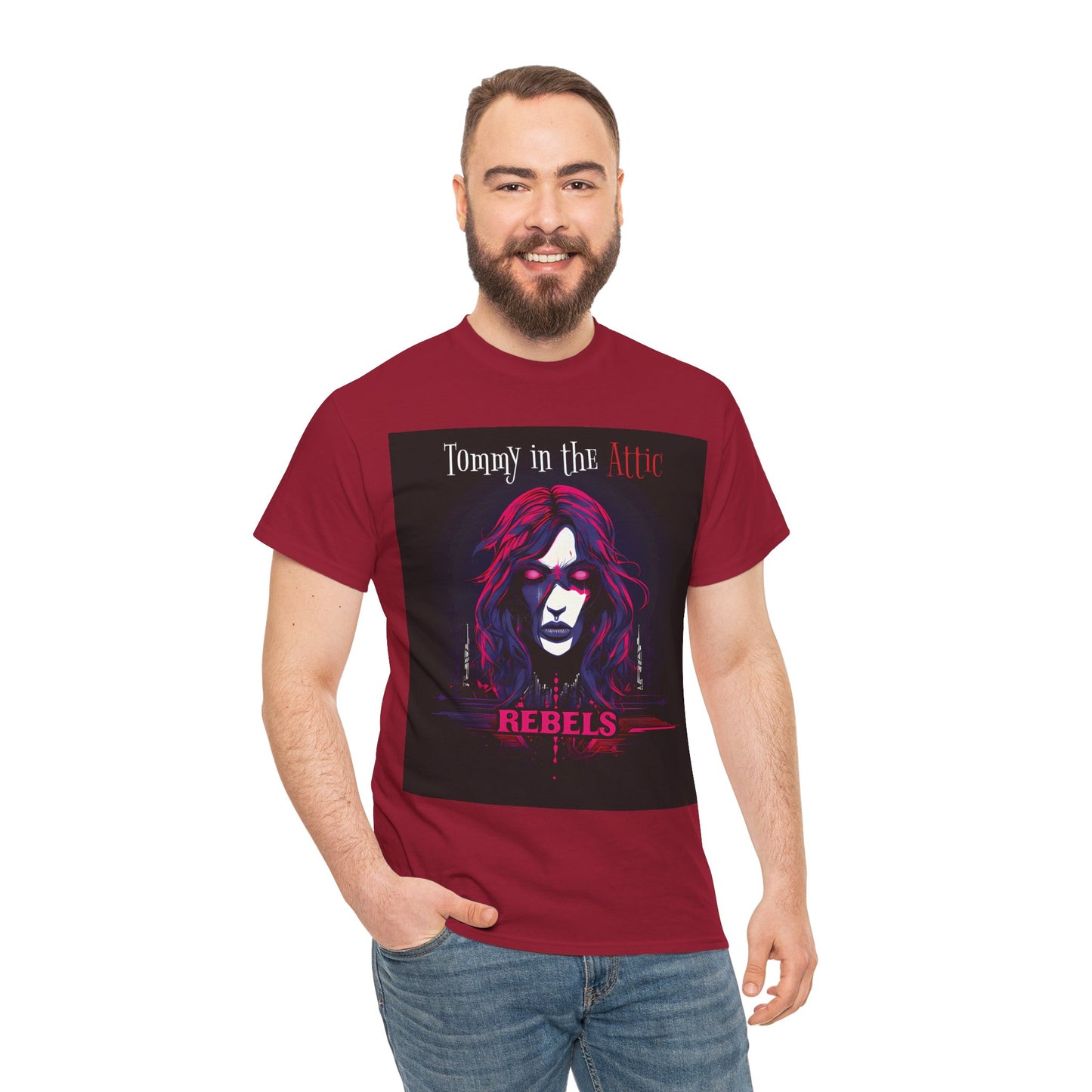 Rebels Logo (USA) Unisex Heavy Cotton Tee