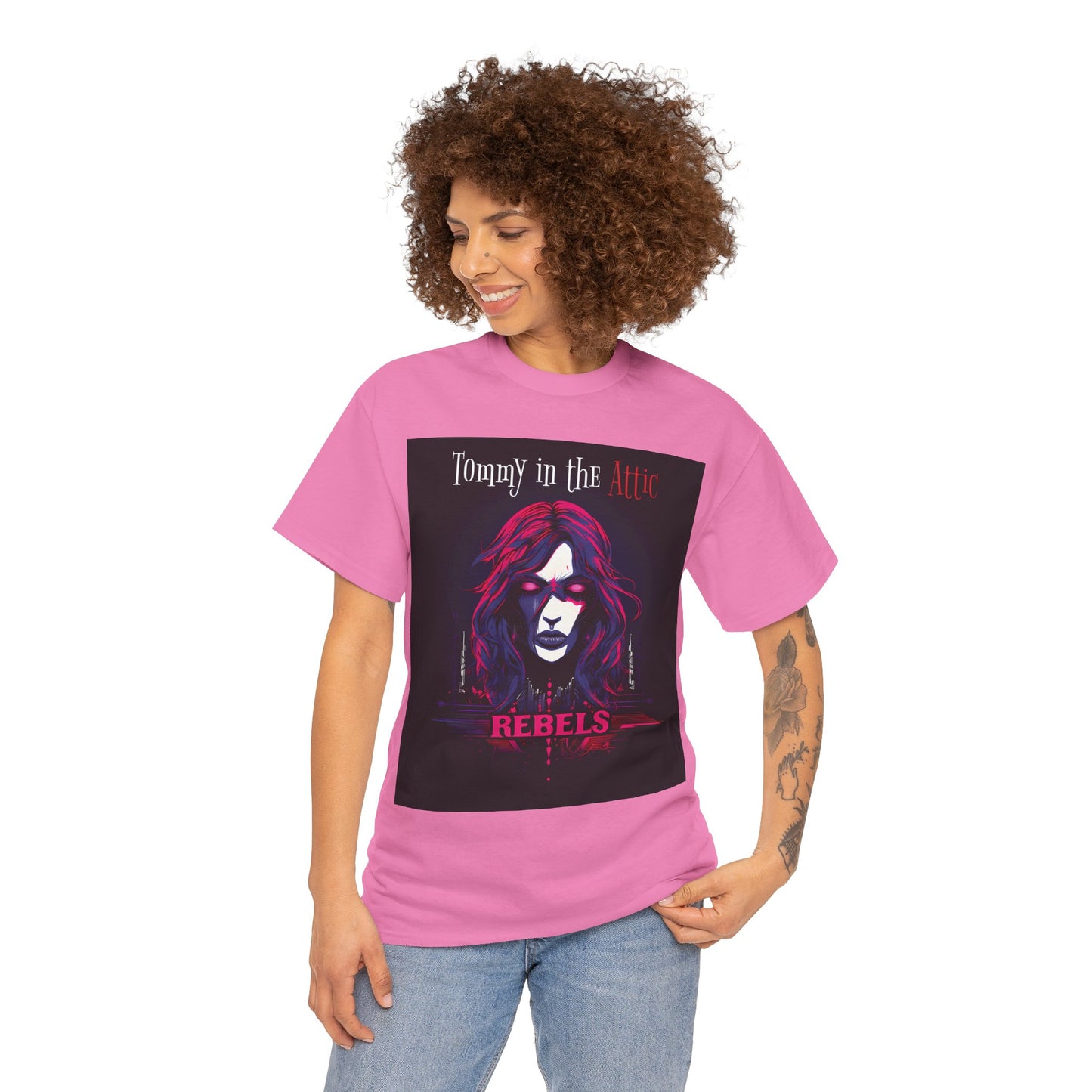 Rebels Logo (USA) Unisex Heavy Cotton Tee