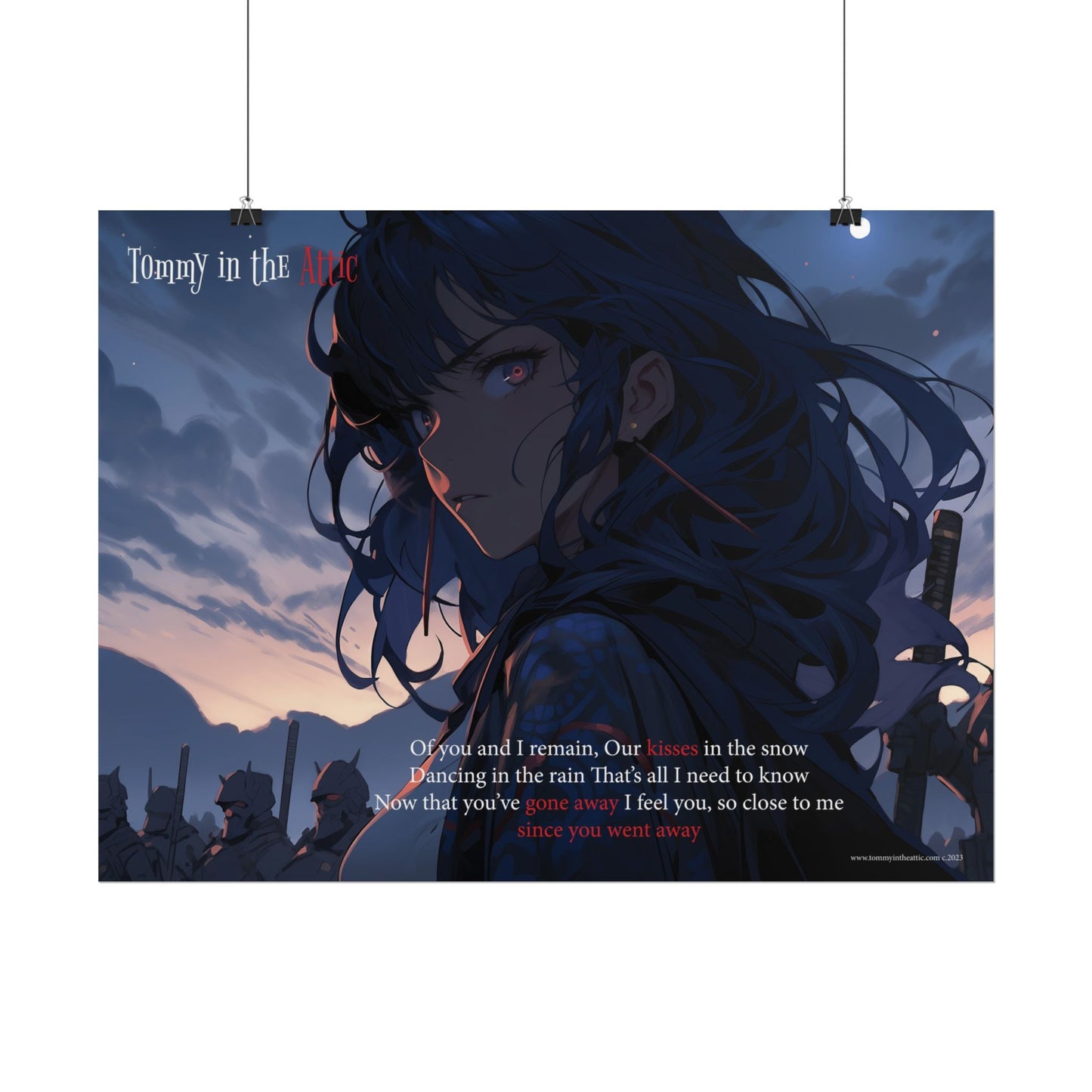 Mandy on the Battlefield Rolled Posters
