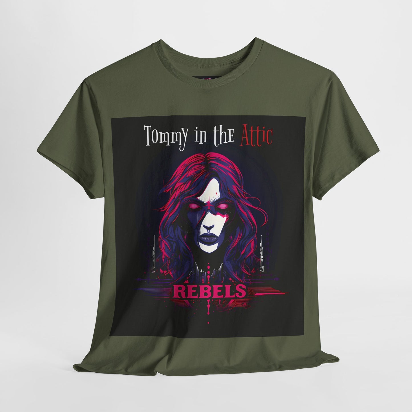 Rebels Logo (USA) Unisex Heavy Cotton Tee