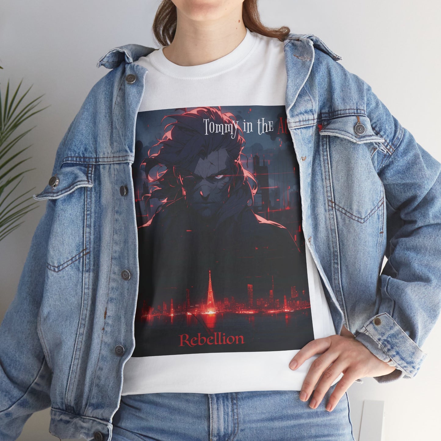EV antenna (USA) Unisex Heavy Cotton Tee