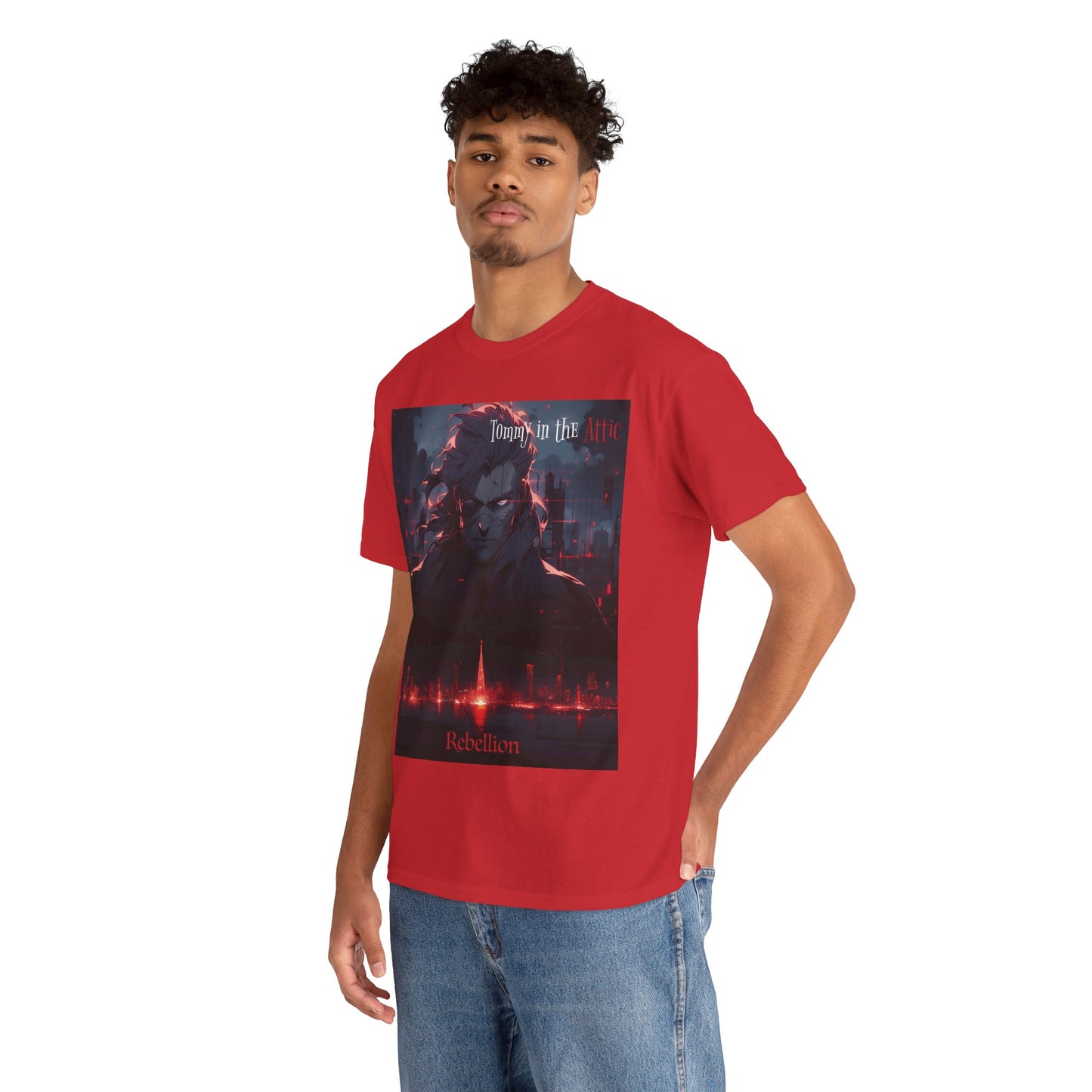 EV antenna (USA) Unisex Heavy Cotton Tee