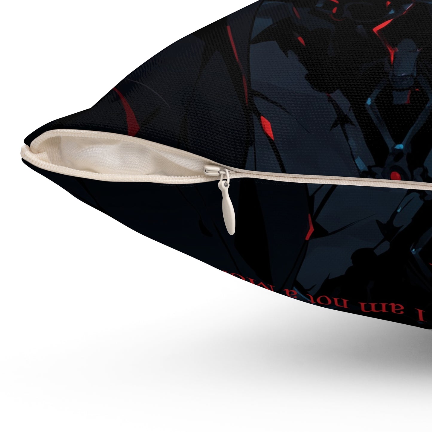 Scientist Glow eyes Spun Polyester Square Pillow