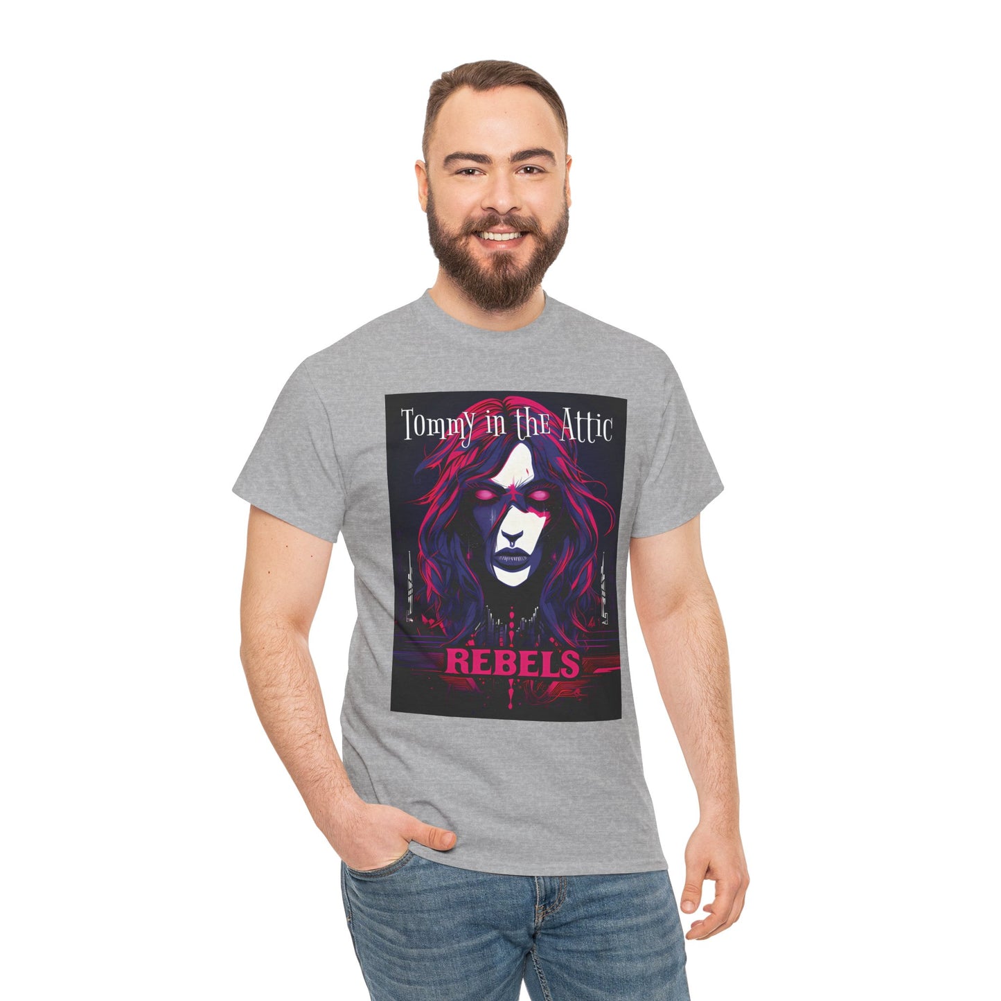 Rebels logo (Canada) Unisex Heavy Cotton Tee