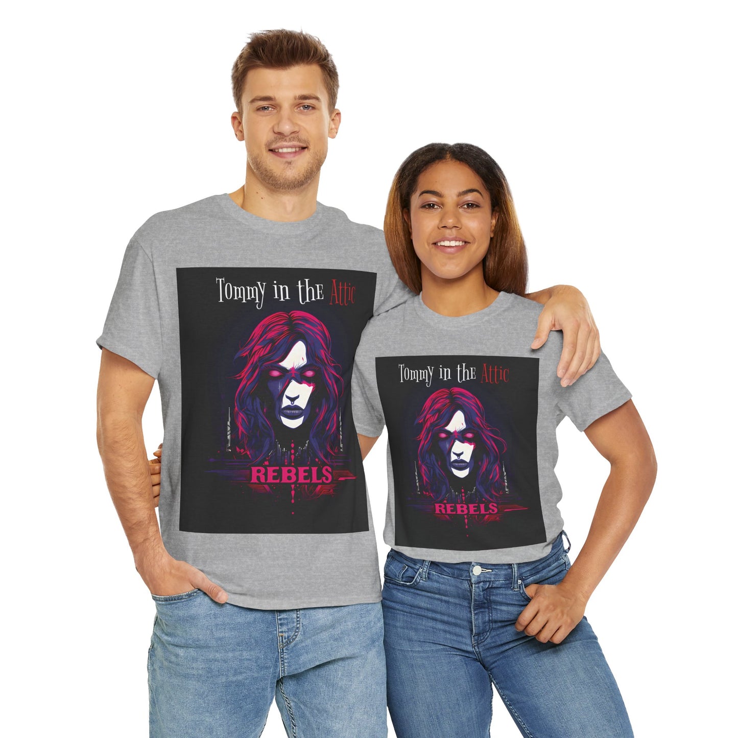 Rebels Logo (USA) Unisex Heavy Cotton Tee