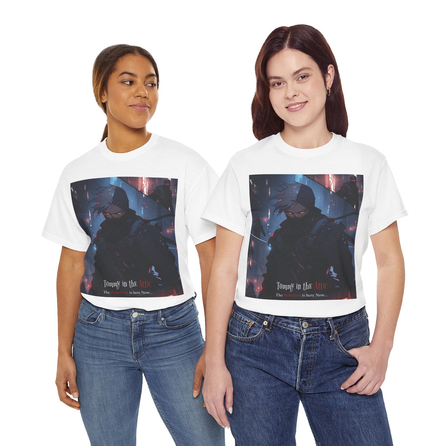 Thin Man mask (USA) Unisex Heavy Cotton Tee