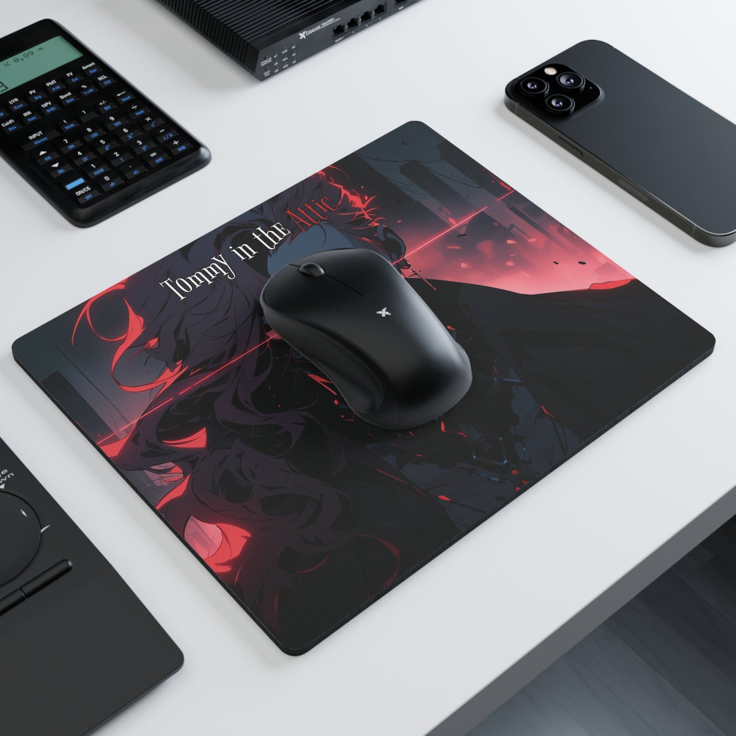 Scientist Glow Rectangular Mouse Pad