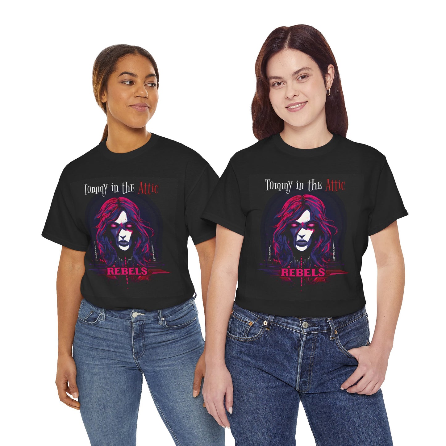 Rebels Logo (USA) Unisex Heavy Cotton Tee