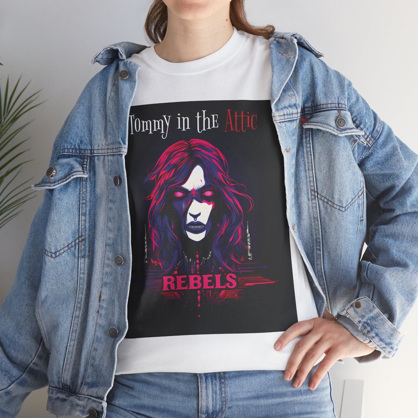 Rebels Logo (USA) Unisex Heavy Cotton Tee