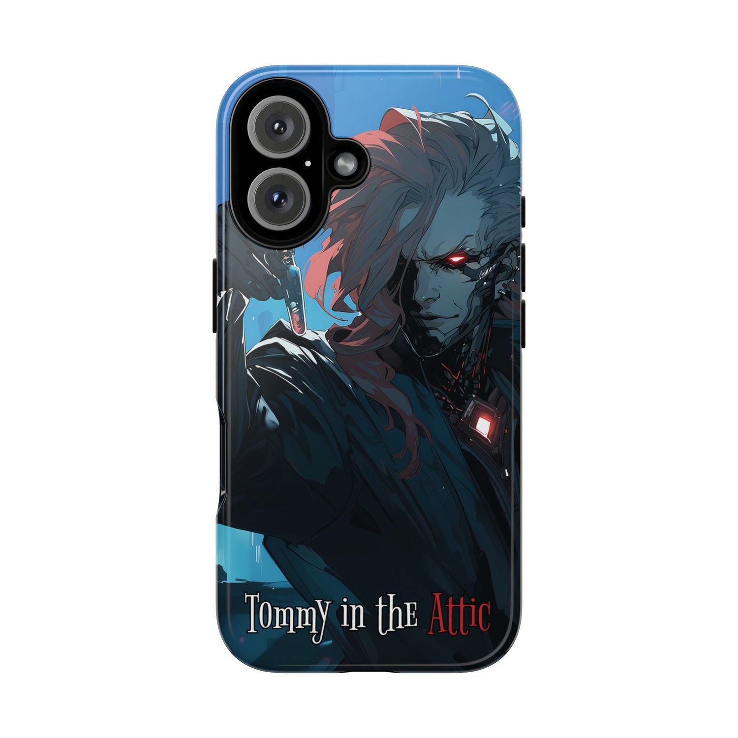 Colourful cell phone tough case.