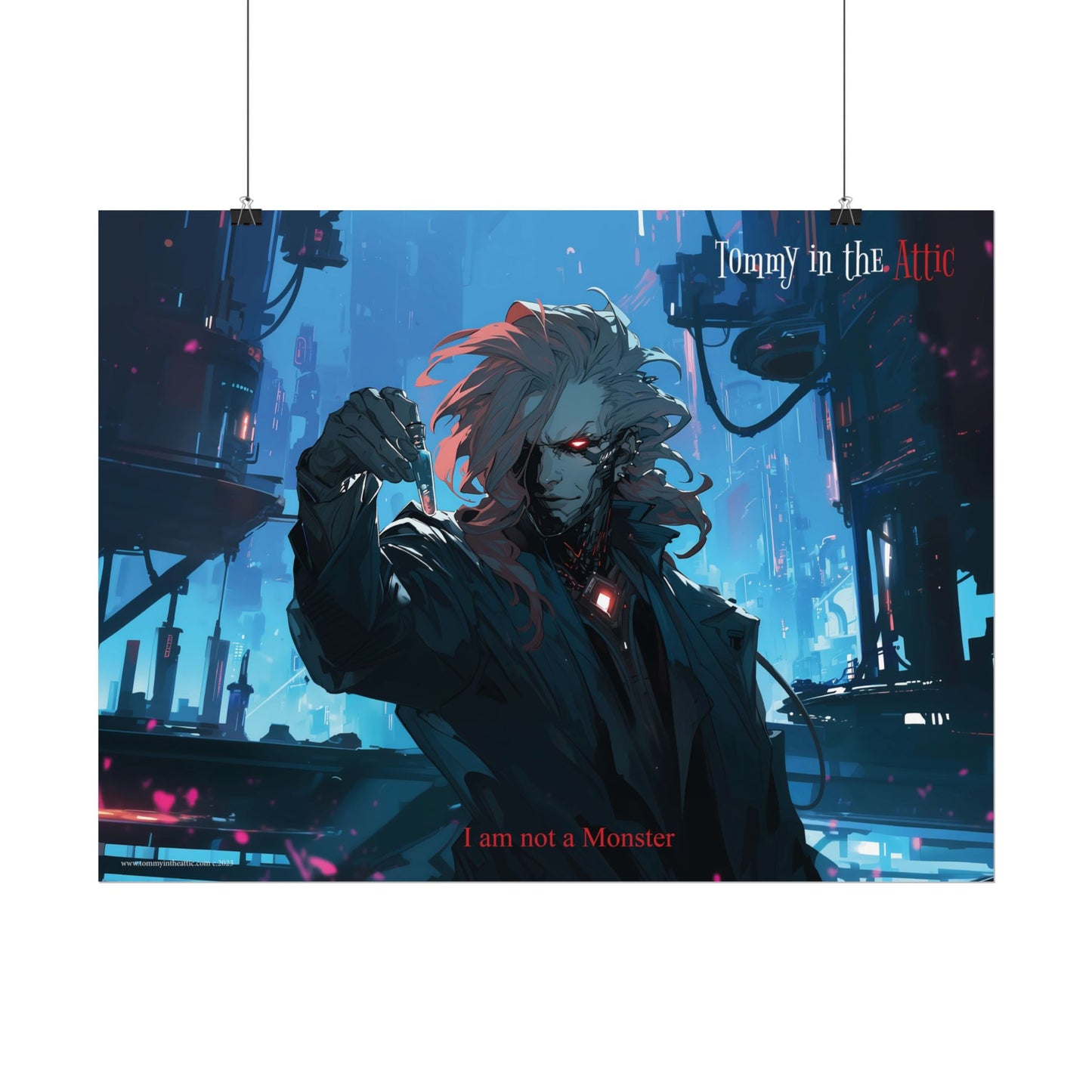Scientist vial Rolled Posters