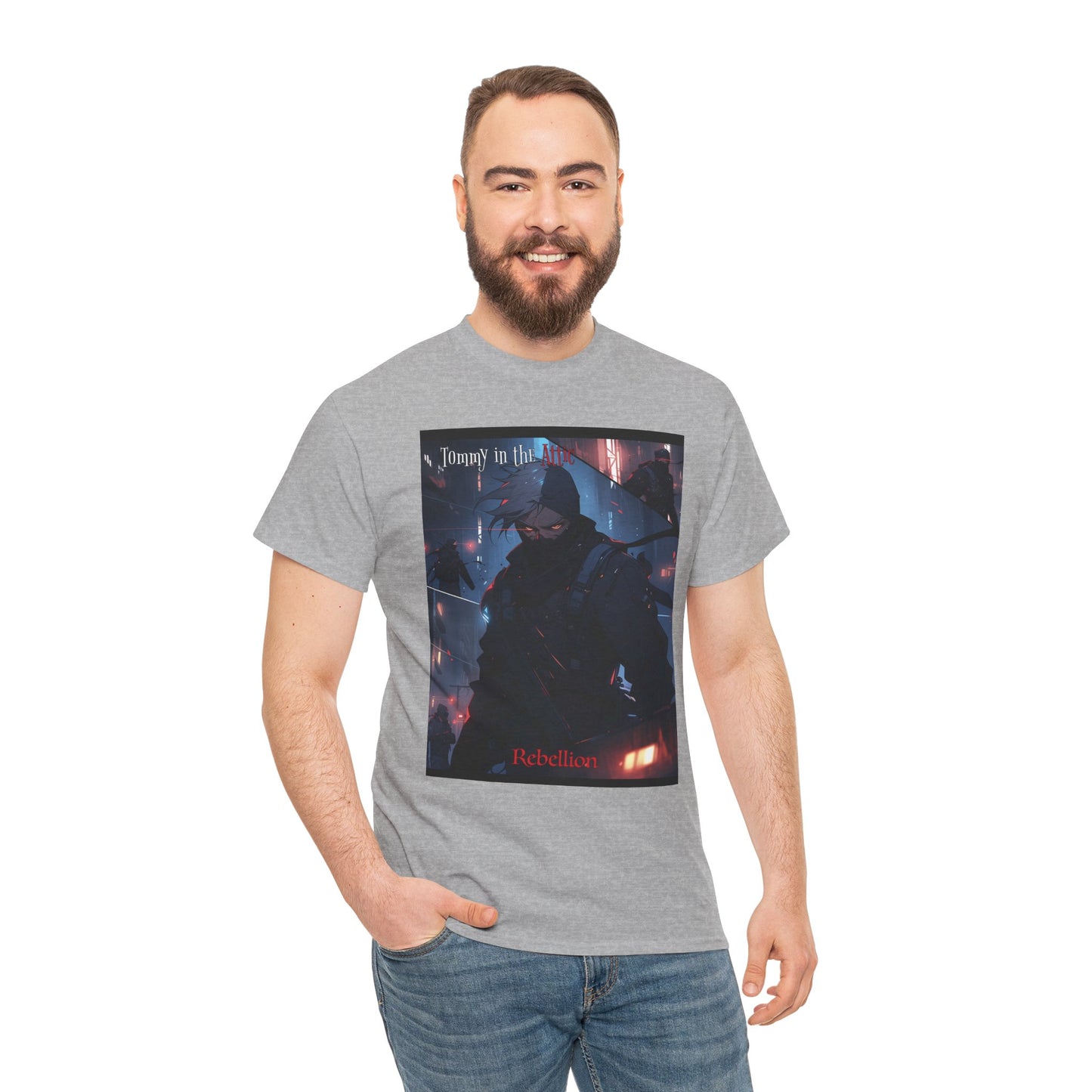 Thin Man Mask (Canada) Unisex Heavy Cotton Tee