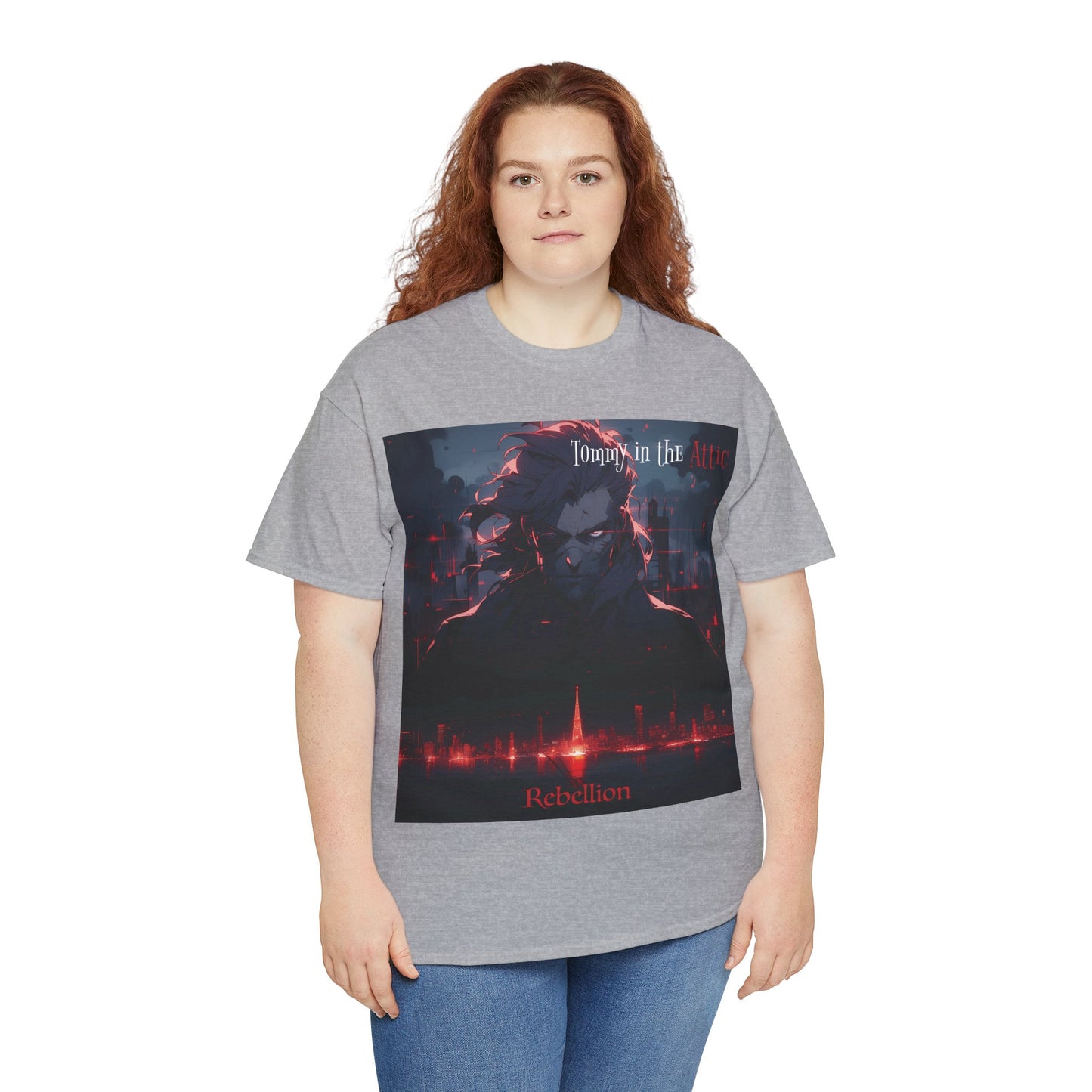 EV antenna (USA) Unisex Heavy Cotton Tee
