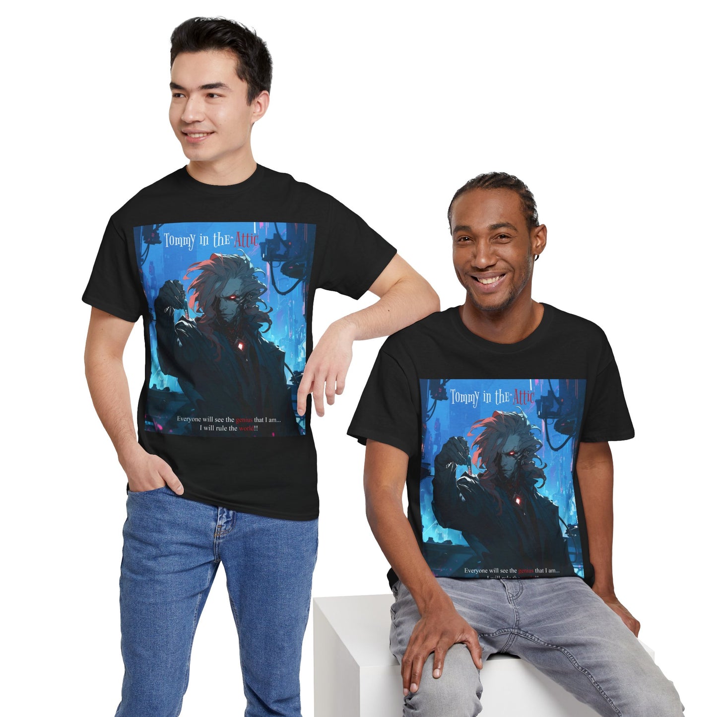 Scientist vial (USA) Unisex Heavy Cotton Tee