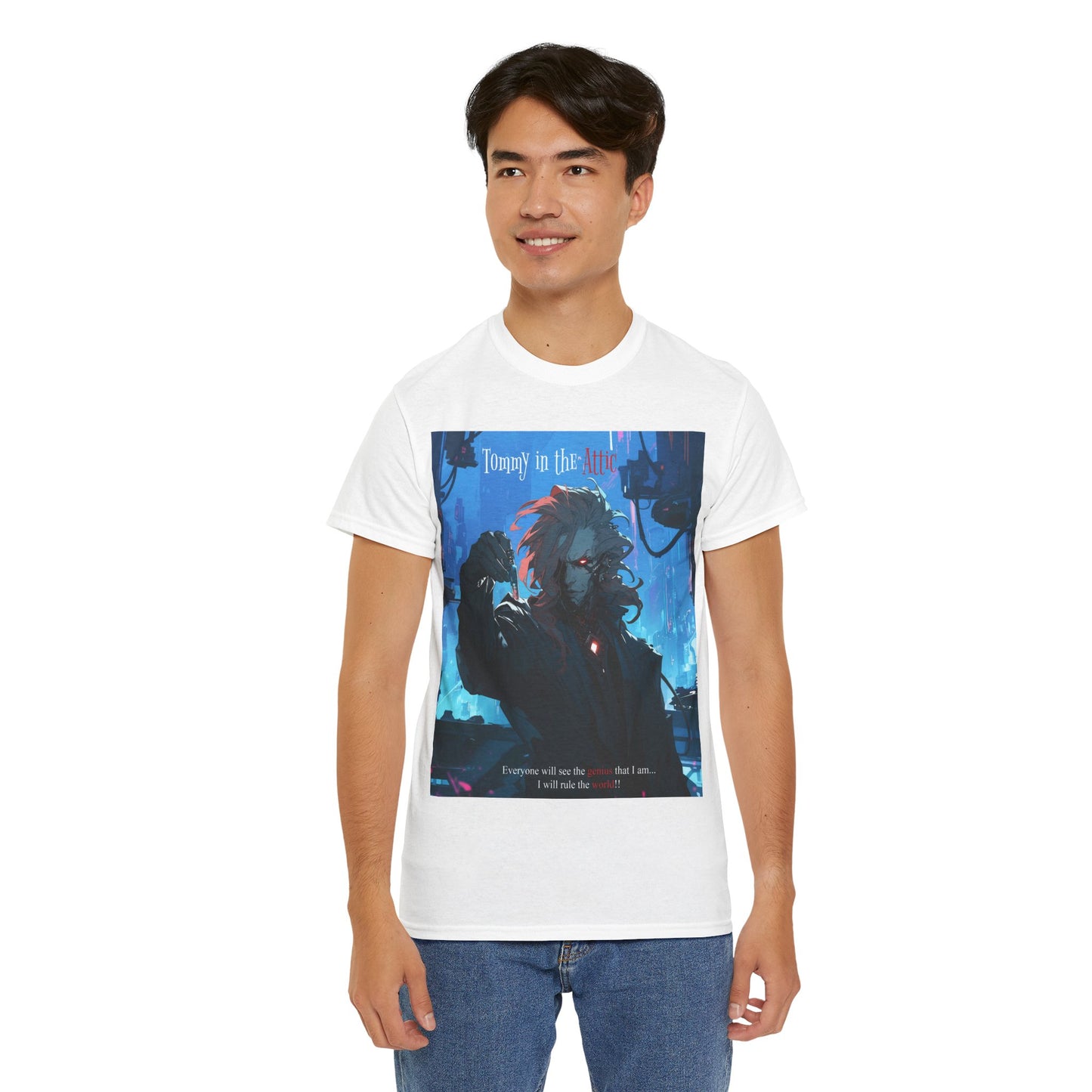 Scientist vial (USA) Unisex Heavy Cotton Tee