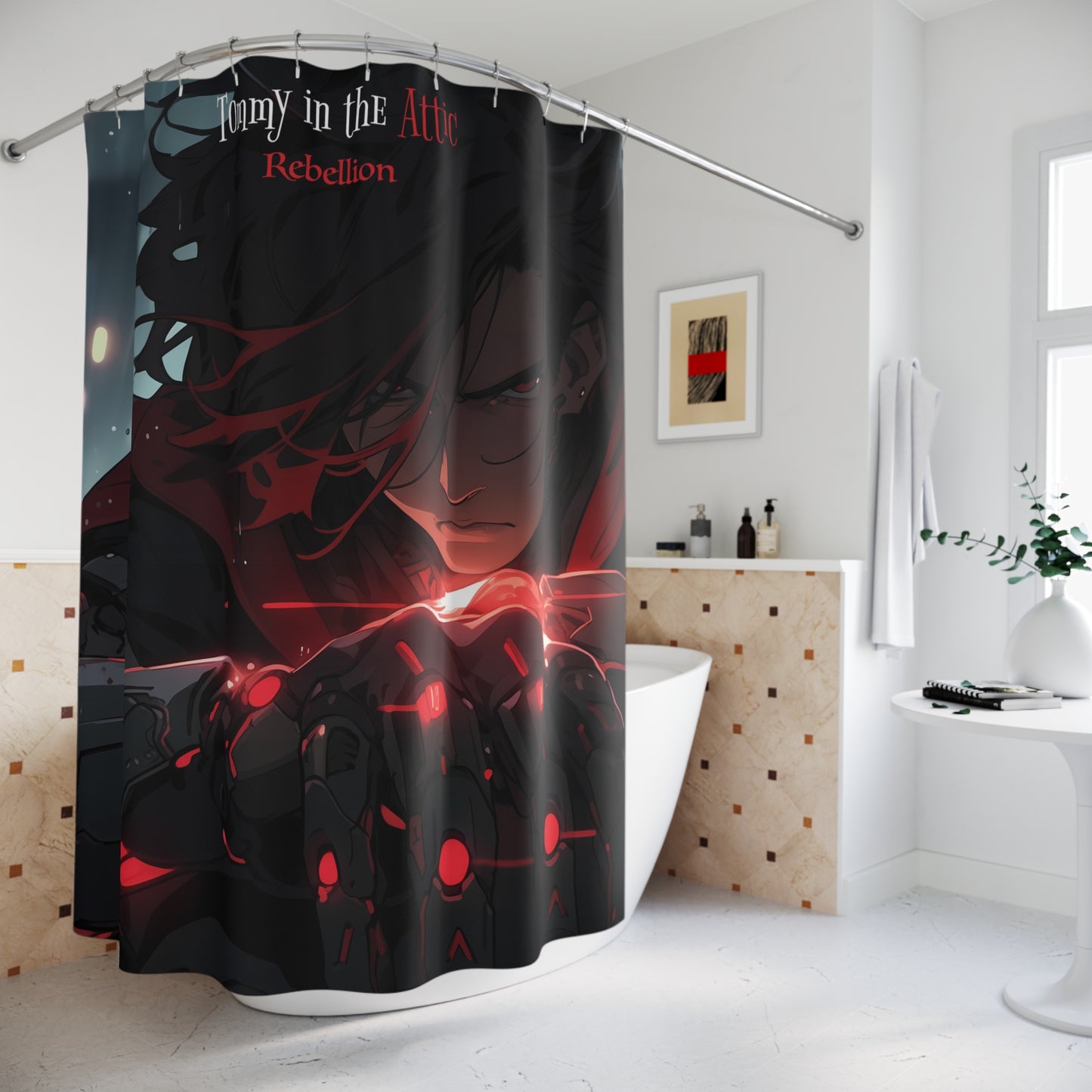 Glimps Rain Shower Curtains