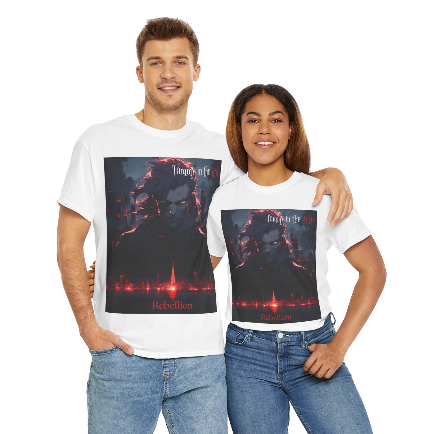 EV antenna (USA) Unisex Heavy Cotton Tee