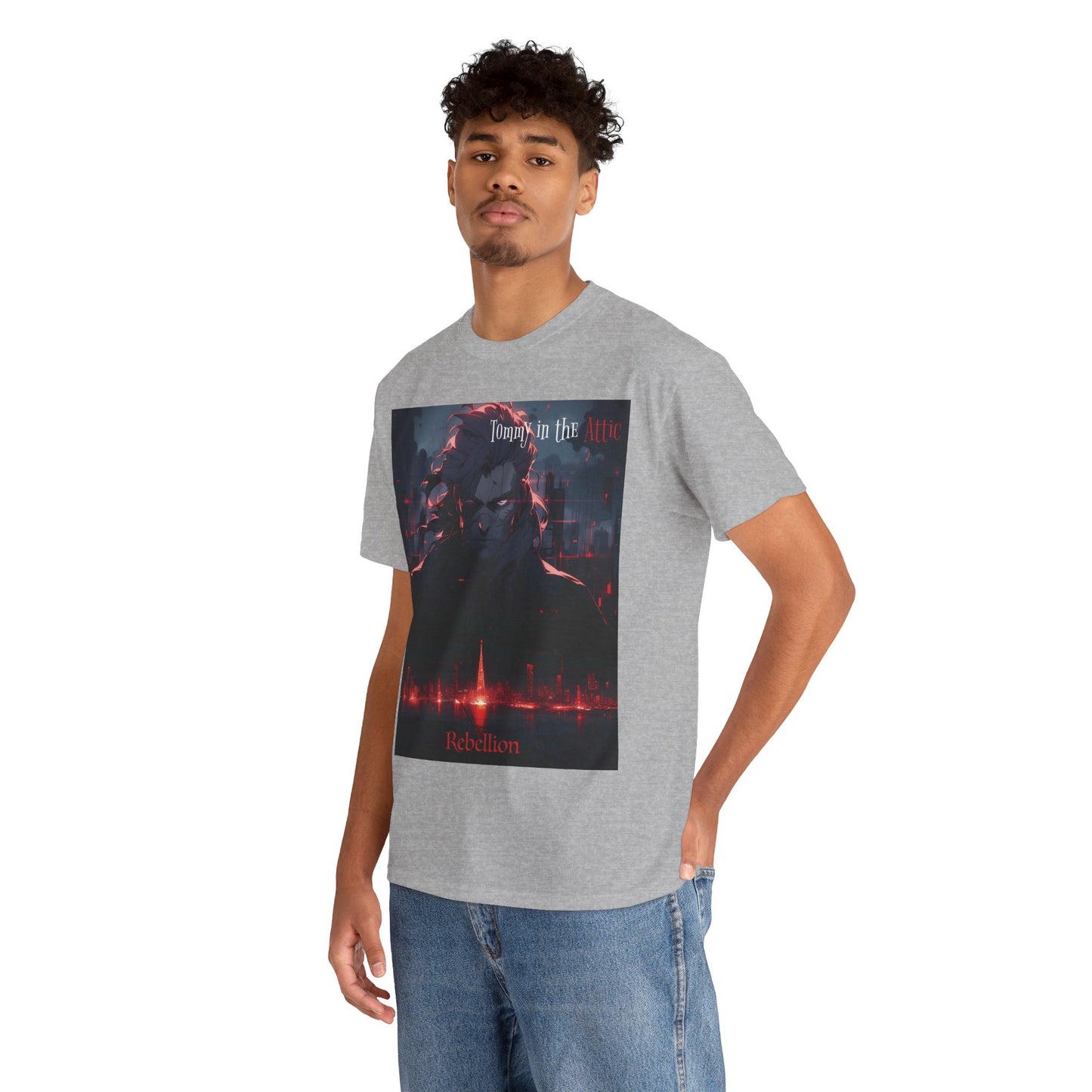 EV antenna (USA) Unisex Heavy Cotton Tee