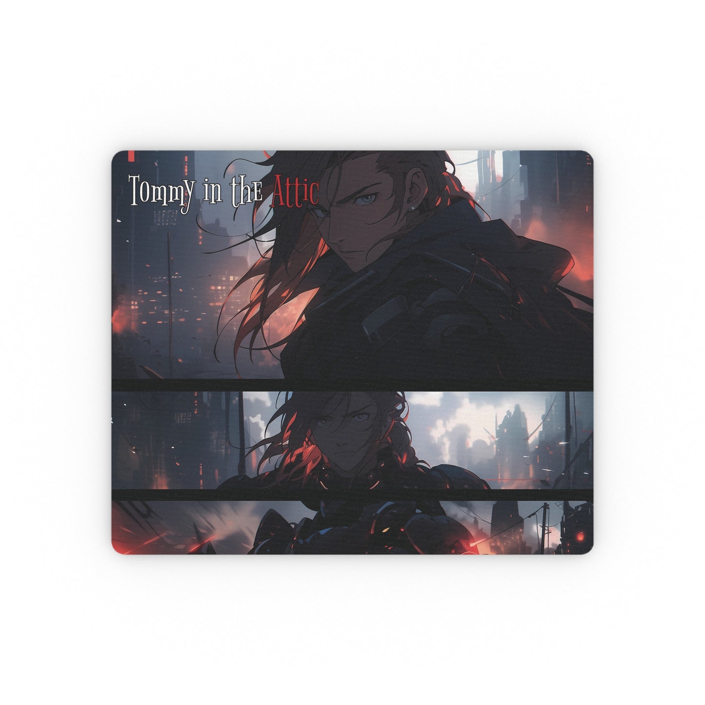 Tommy Face Rectangular Mouse Pad