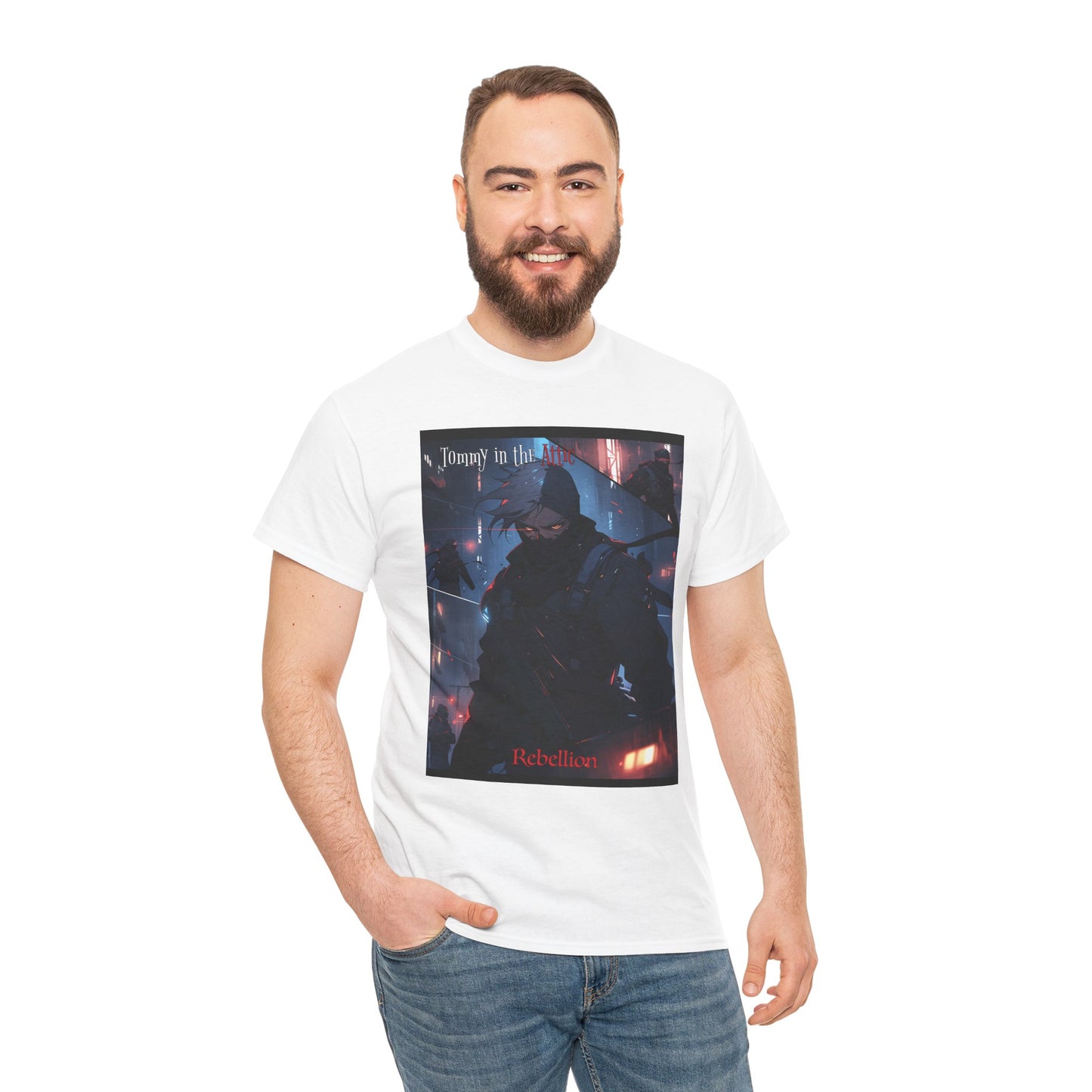 Thin Man Mask (Canada) Unisex Heavy Cotton Tee