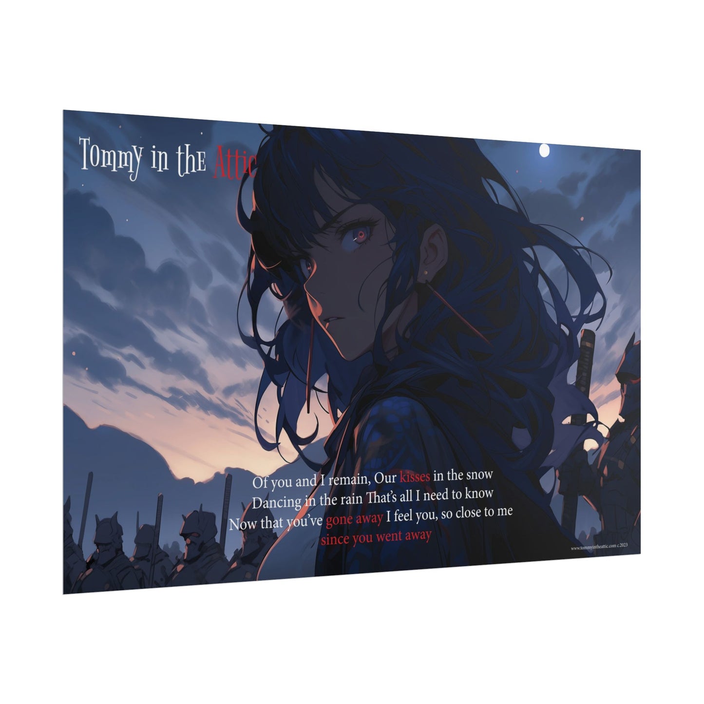 Mandy on the Battlefield Rolled Posters
