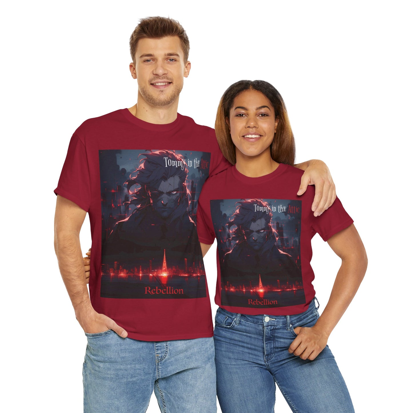 EV antenna (USA) Unisex Heavy Cotton Tee